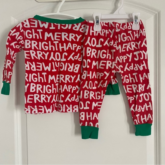 🟧$5 ADD-ON🟧 12M • MATCHING PAJAMAS • CARTER’S Holiday Jammies Christmas PJ - Picture 3 of 3